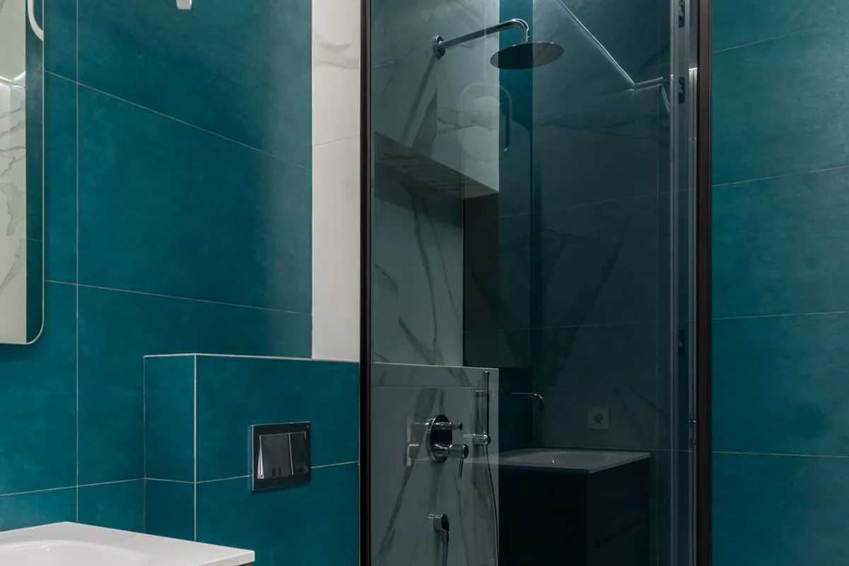 Küçük banyo duşakabin seçimi